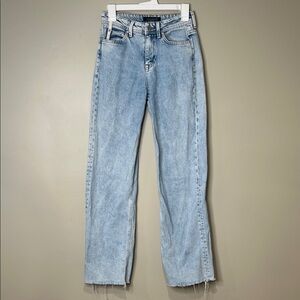 Mavi Joy high Rise 70’s Wide Leg Light Blue Denim Jeans Womens 25/31